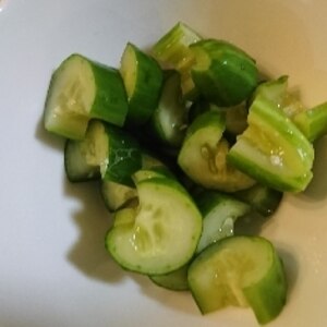 胡瓜と白菜の簡単浅漬け